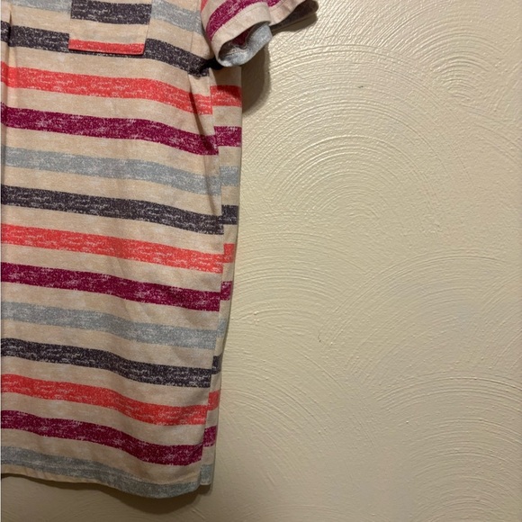 Lane Bryant Striped V-Neck Top - Picture 6 of 7